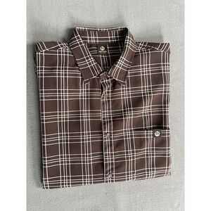Lowrider Shirt Men 2xl Brown Plaid